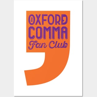 Oxford Comma Fan Club Posters and Art